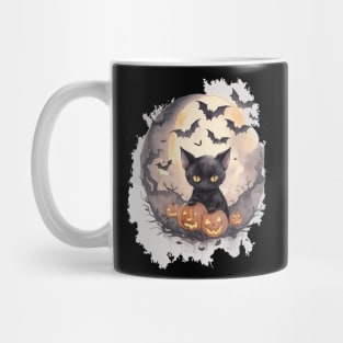 black cat Mug